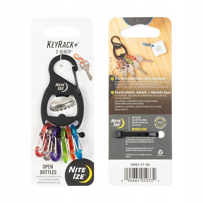 Organizer do kluczy Nite Ize KeyRack+ Stalowy Kod producenta KRB2-11-R6