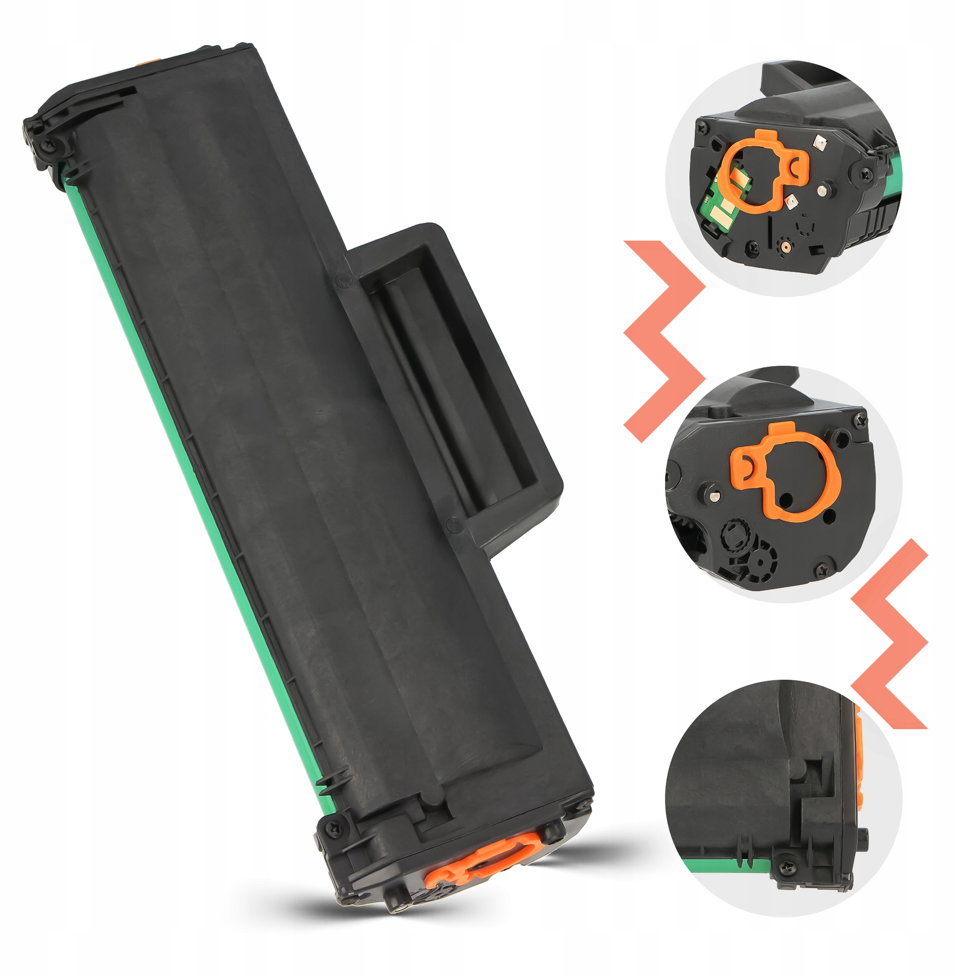 Toner do HP Laser MFP 135 W Czarny 106A CHIP Kolor czarny (black)