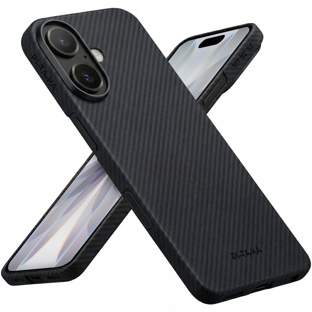 Pouzdro Pitaka z aramidu, ultra tenké, kryt zadní kryt MagSafe pro iPhone 17