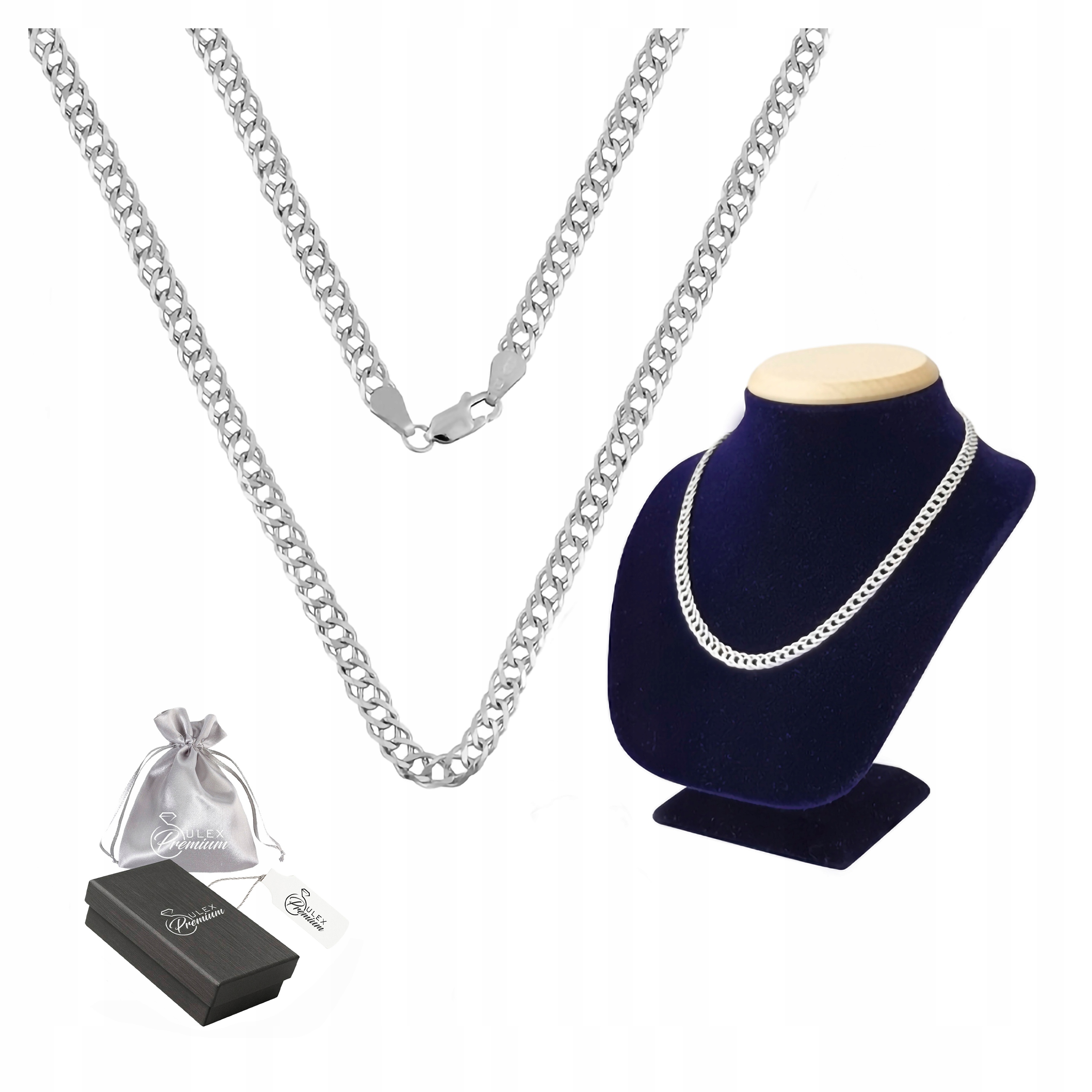 Stříbrný řetízek ryzosti 925 pro přívěsky Rombo Rombus 55 cm x 3 mm