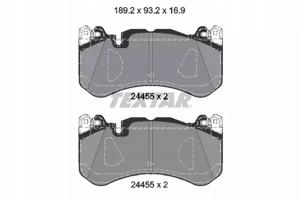 TEXTAR KLOCKI HAMULCOWE 2445503 Producent części Textar