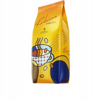 1x 1kg Woseba Rodzinna Kawa palona ziarnista