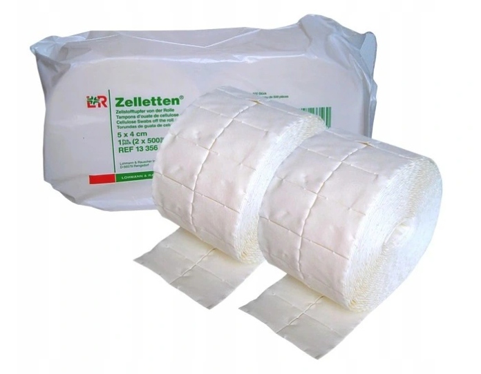 

Waciki celulozowe bezpyłowe 12W 40x50mm 2x500 szt.