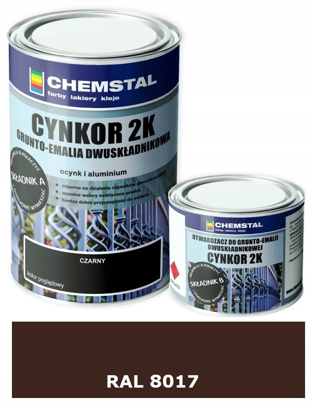 

Chemstal Gruntoemalia Cynkor 2K Ral 8017 1,2L