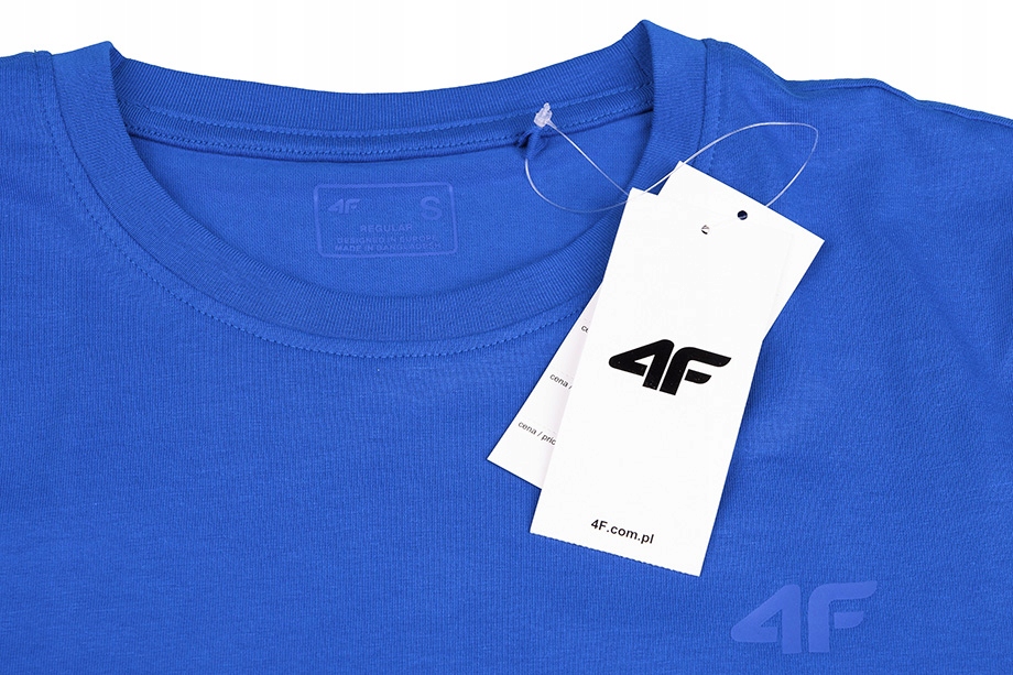 4F Koszulka męska tshirt sportowy bawełna r.L Rękaw krótki rękaw
