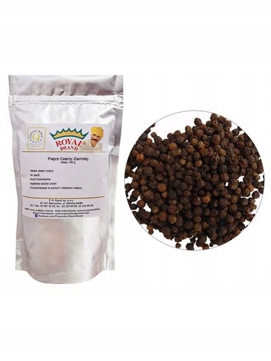 Levně 6x Royal Brand pepř Černý Zrnitý Aromatický Třída 1 Velmi Dobrý100g