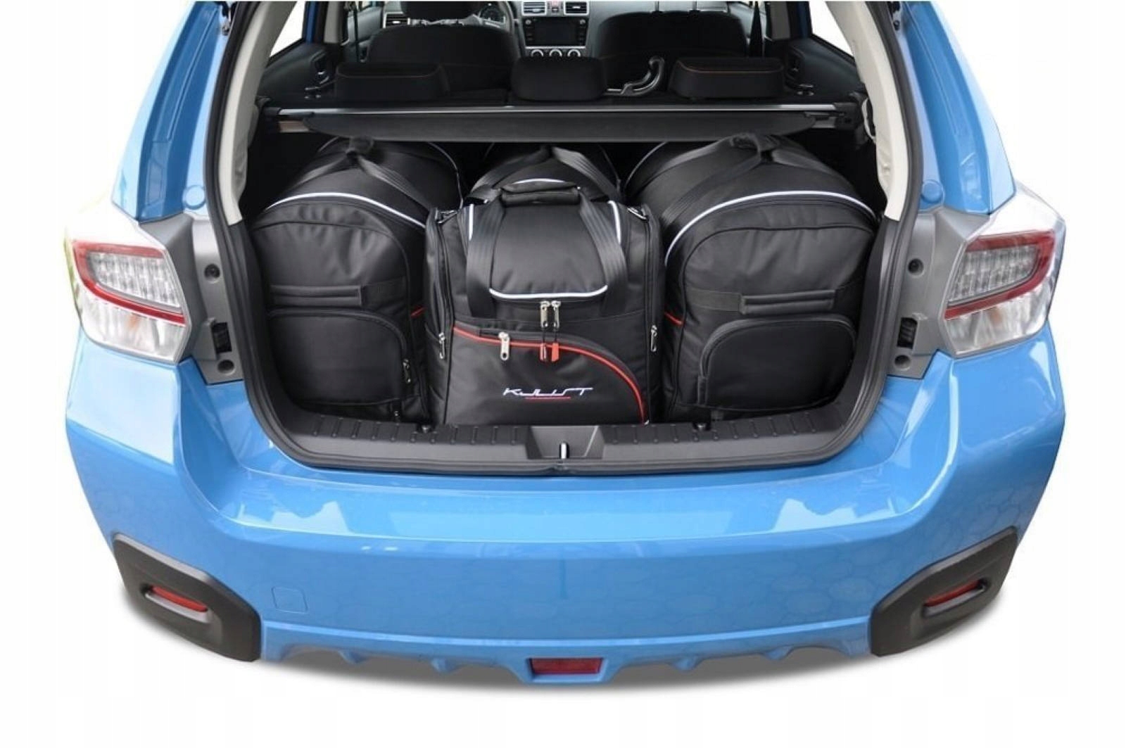 J&j Automotive Sada 4ks cestovných tašiek Aero pre Subaru XV 2012-2017