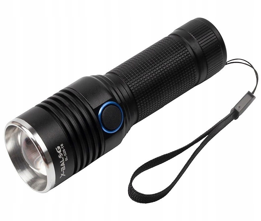 X-BALOG LATARKA WOJSKOWA ZOOM XML-T6 USB AKU 18650 Długość 14.5 cm