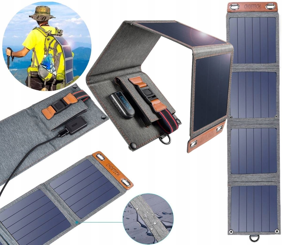 

Mała Mata Ładowarka Solarna Słoneczna Choetech 14W