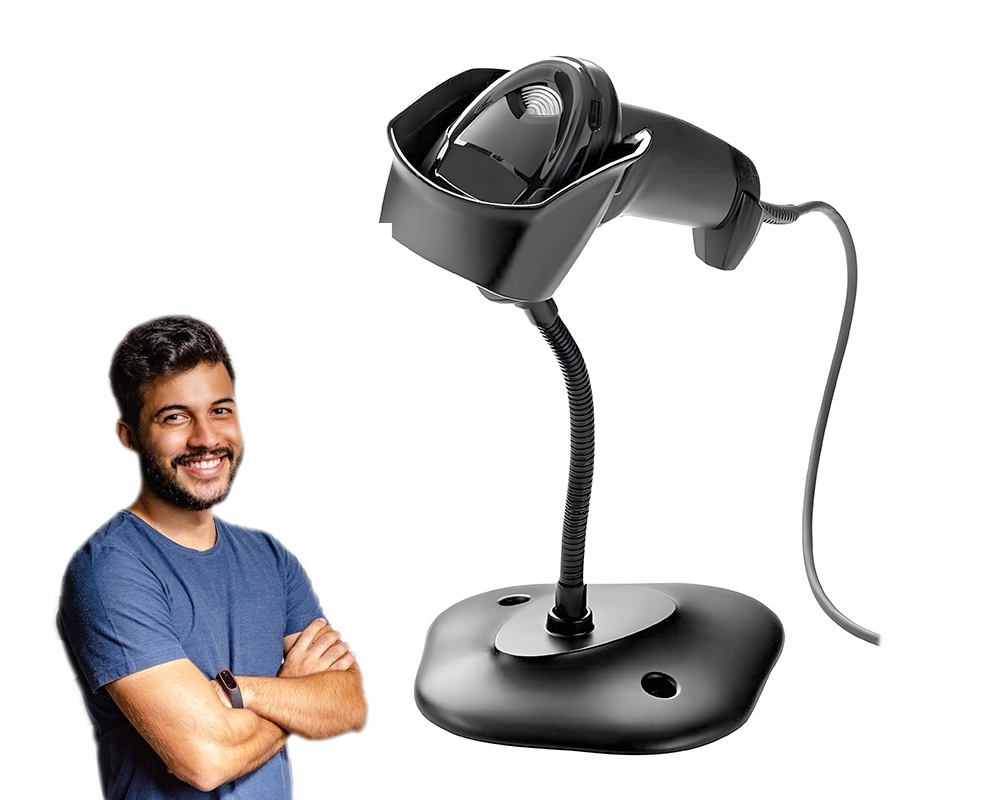 SKANER KODÓW QR AZTEC I KRESKOWYCH PODSTAWKA USB VIRTUAL COM RĘCZNY SKAN