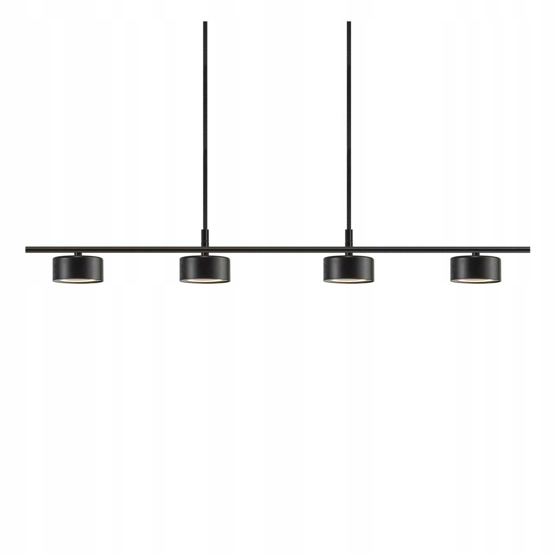 Závěsné Led svítidlo Nordlux Clyde 4x5W Moodmaker černá, stmívatelné