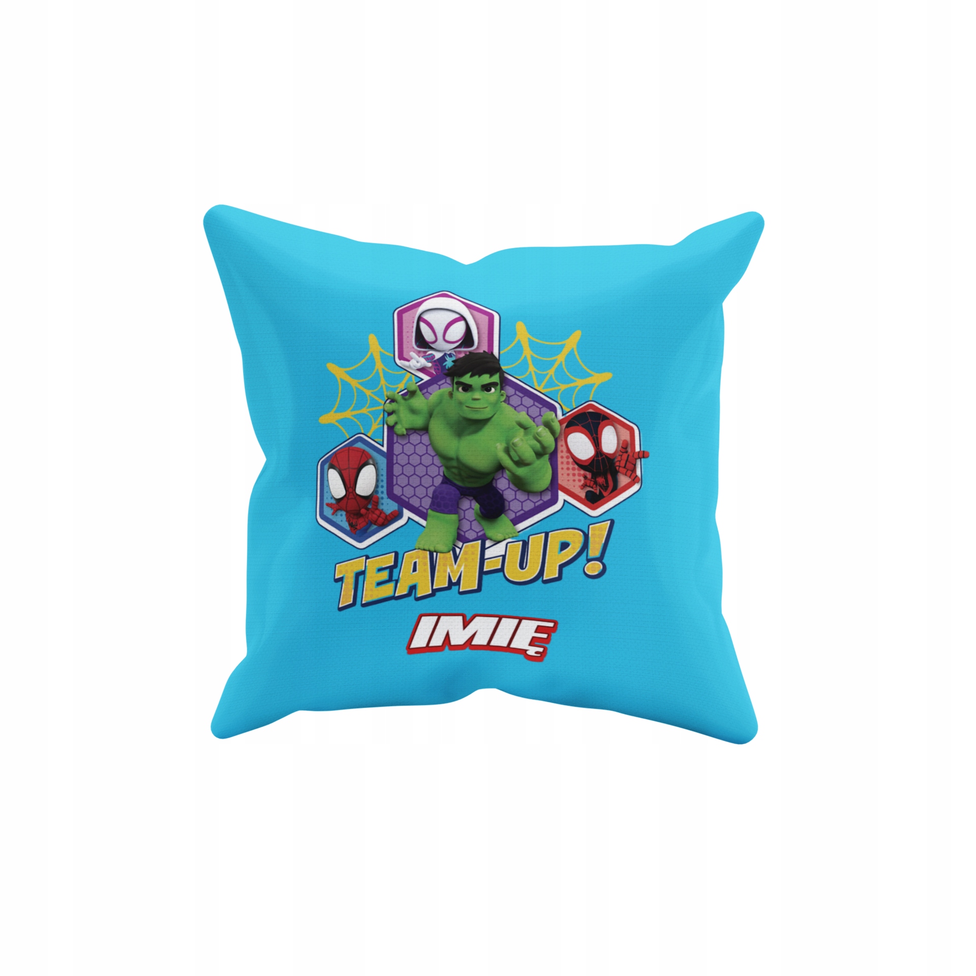 POSZEWKA NA PODUSZKĘ JAŚKA DO PRZEDSZKOLA TEAM UP + IMIĘ GRATIS Waga produktu z opakowaniem jednostkowym 0.5 kg