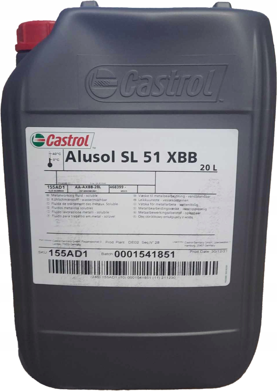 CASTROL ALUSOL SL 51 XBB 20L