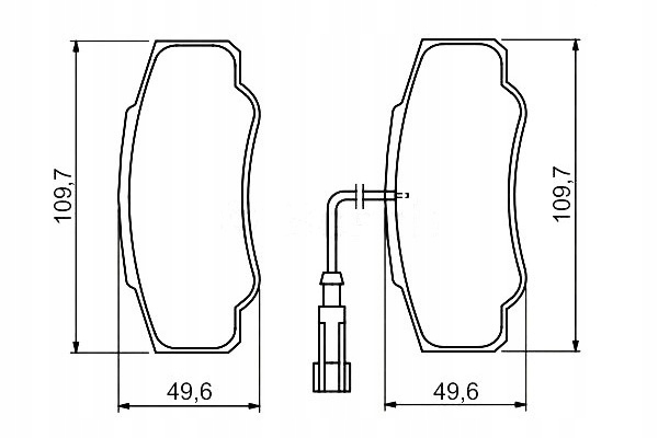 Bosch Brzdové Destičky Renault Zadní Maxity 06- Z Senzor Asistent řidiče #28