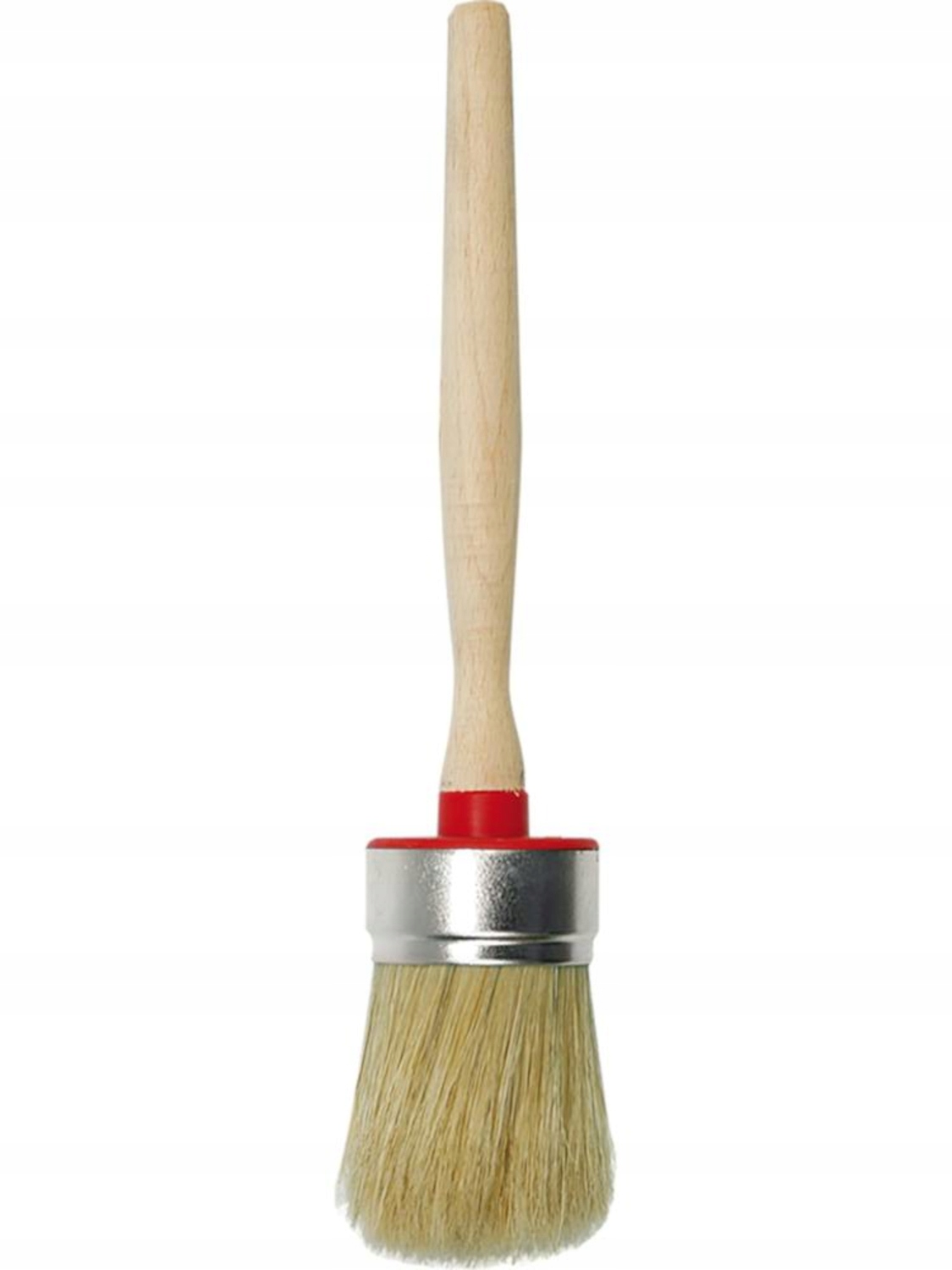 Pędzel okrągły 30 mm, naturalne włosie, do farb i impregnatów