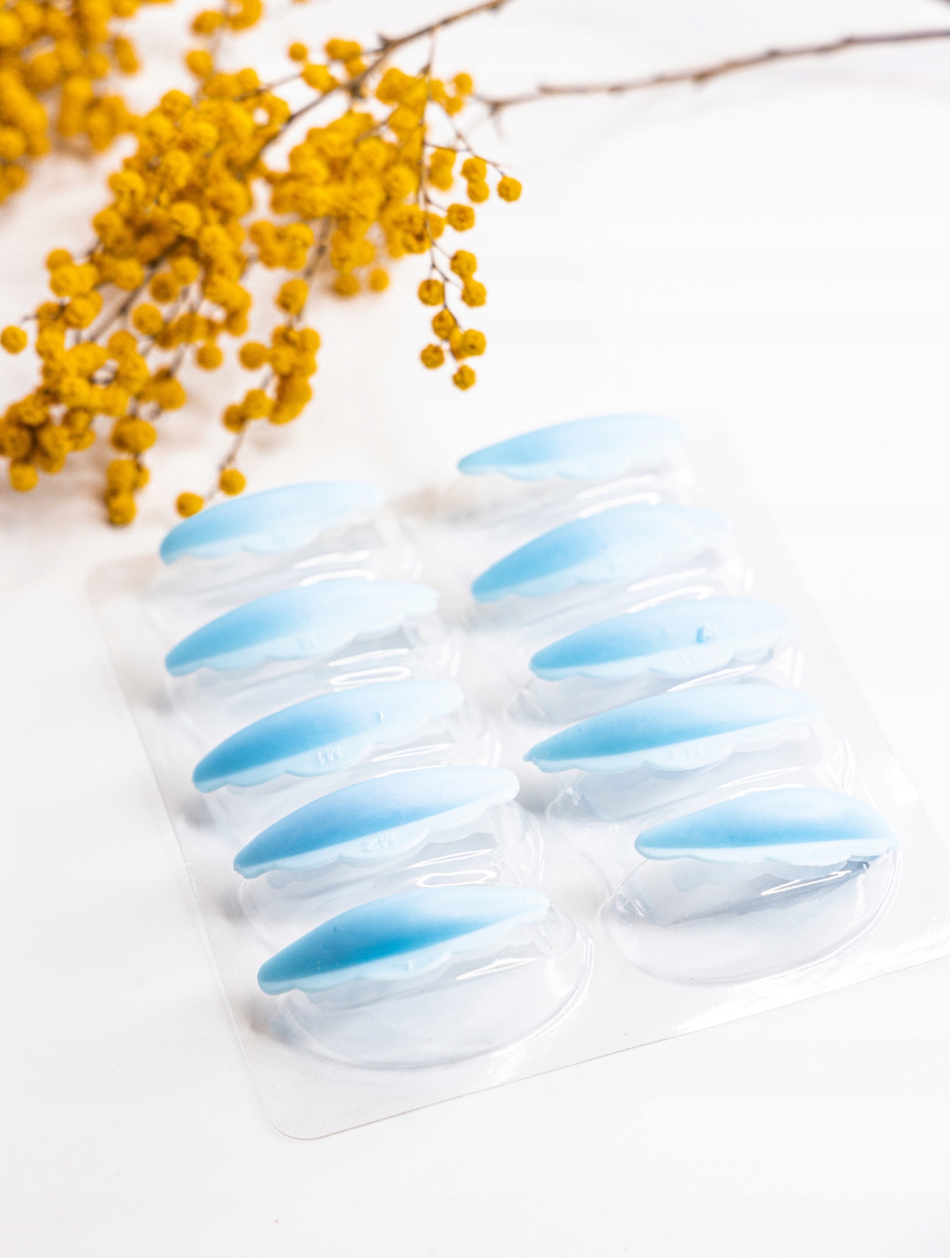 WAŁECZKI SILIKONOWE DO LIFTINGU I LAMINACJI RZĘS 5 par NIEBIESKIE Marka chila