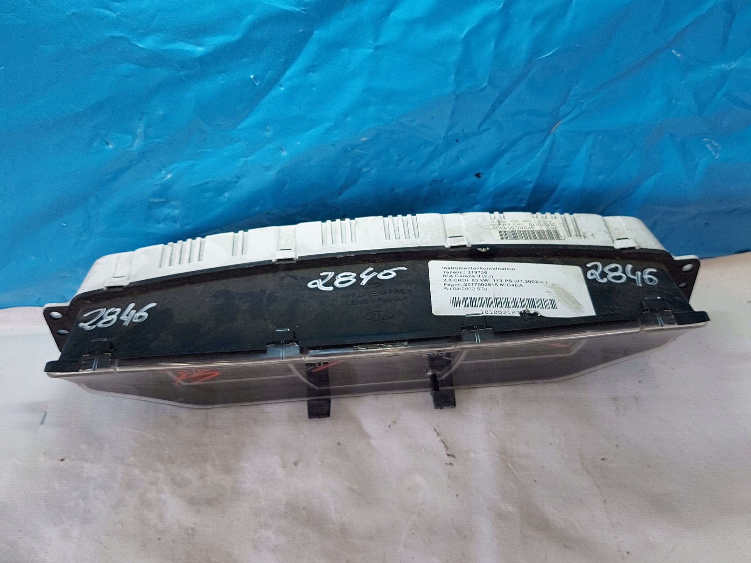 dials clock KIA CARENS II 2.0 CRDI 0K2KC55430