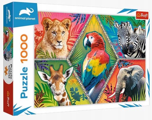 

Puzzle 1000 el. Animal Planet Egzotyczne Zwierzęta