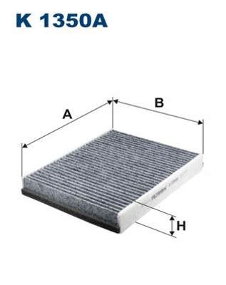 FILTRON FILTR KABINOWY C-MAX II (DXA/CB7, DXA/CEU) Rodzaj filtra kabinowego Węglowe
