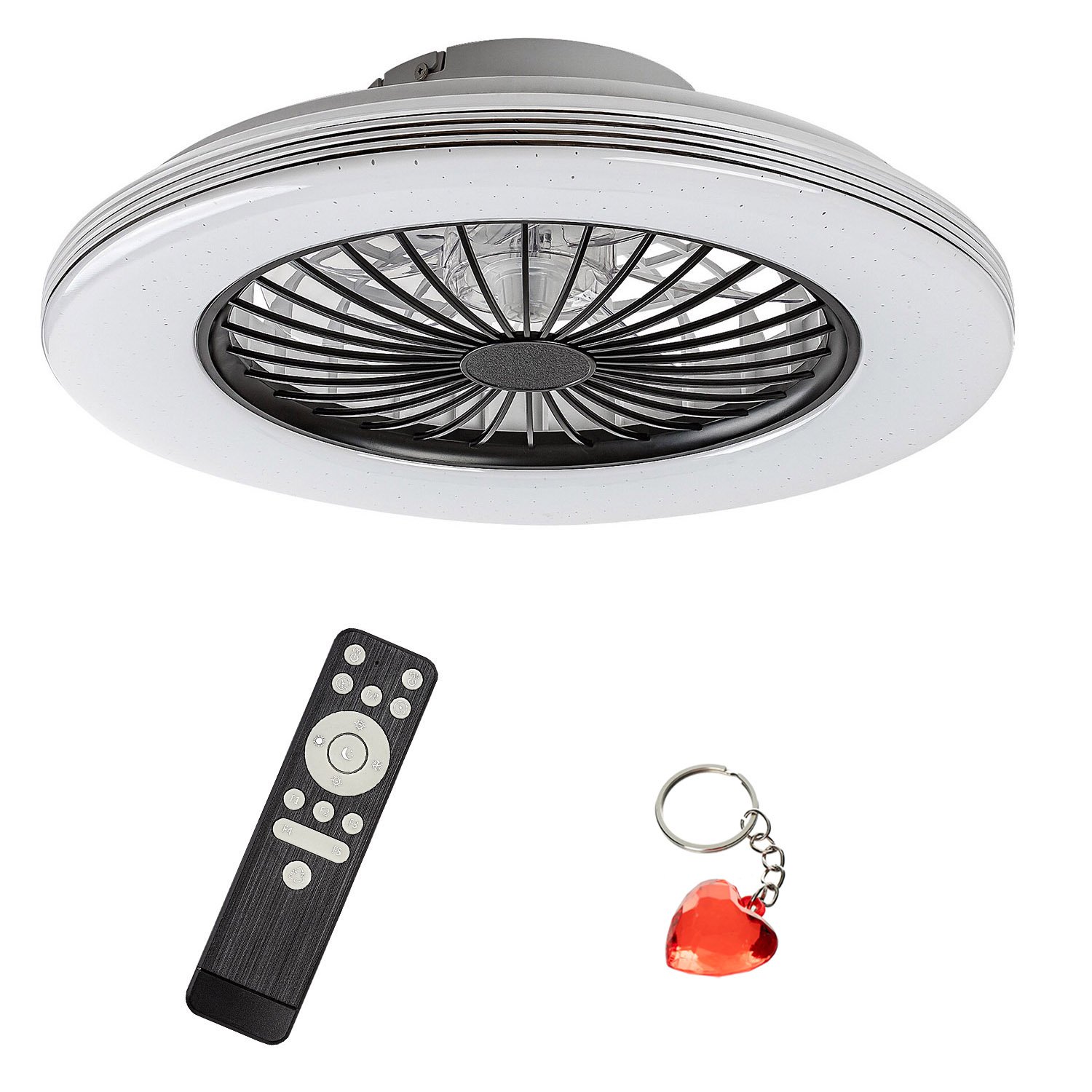Stropná lampa s ventilátorom Led ventilátor 48 W s diaľkovým ovládaním DALFON2 7