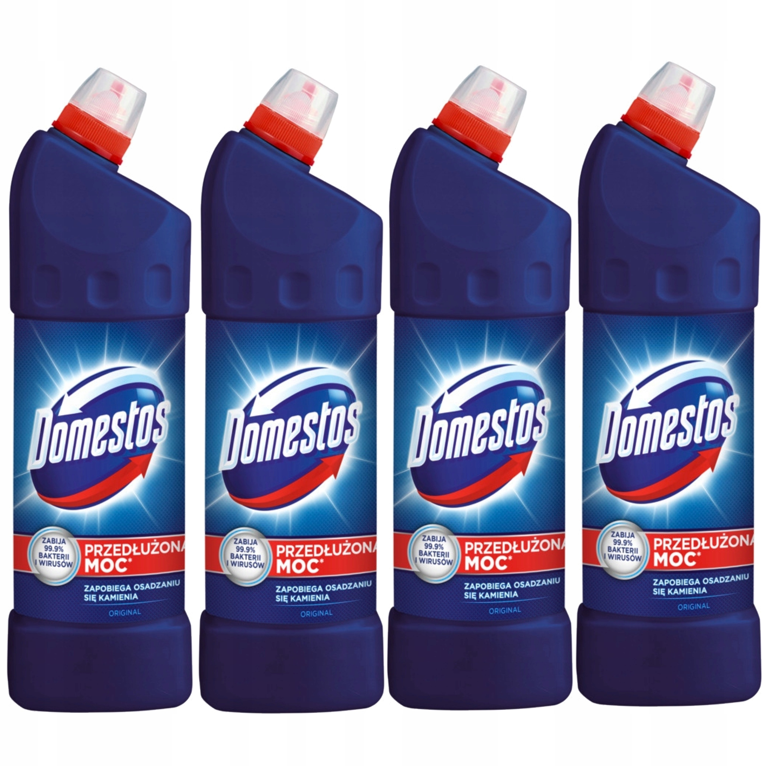 Levně Domestos Original Gel Bělidlo Čištění Wc 1L x 4