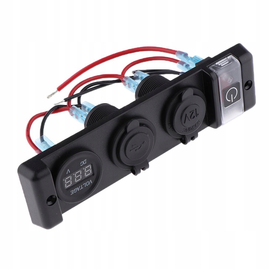 694426340874320934 - RKA USB LED 2 с цифровым вольтметром постоянного тока для морских