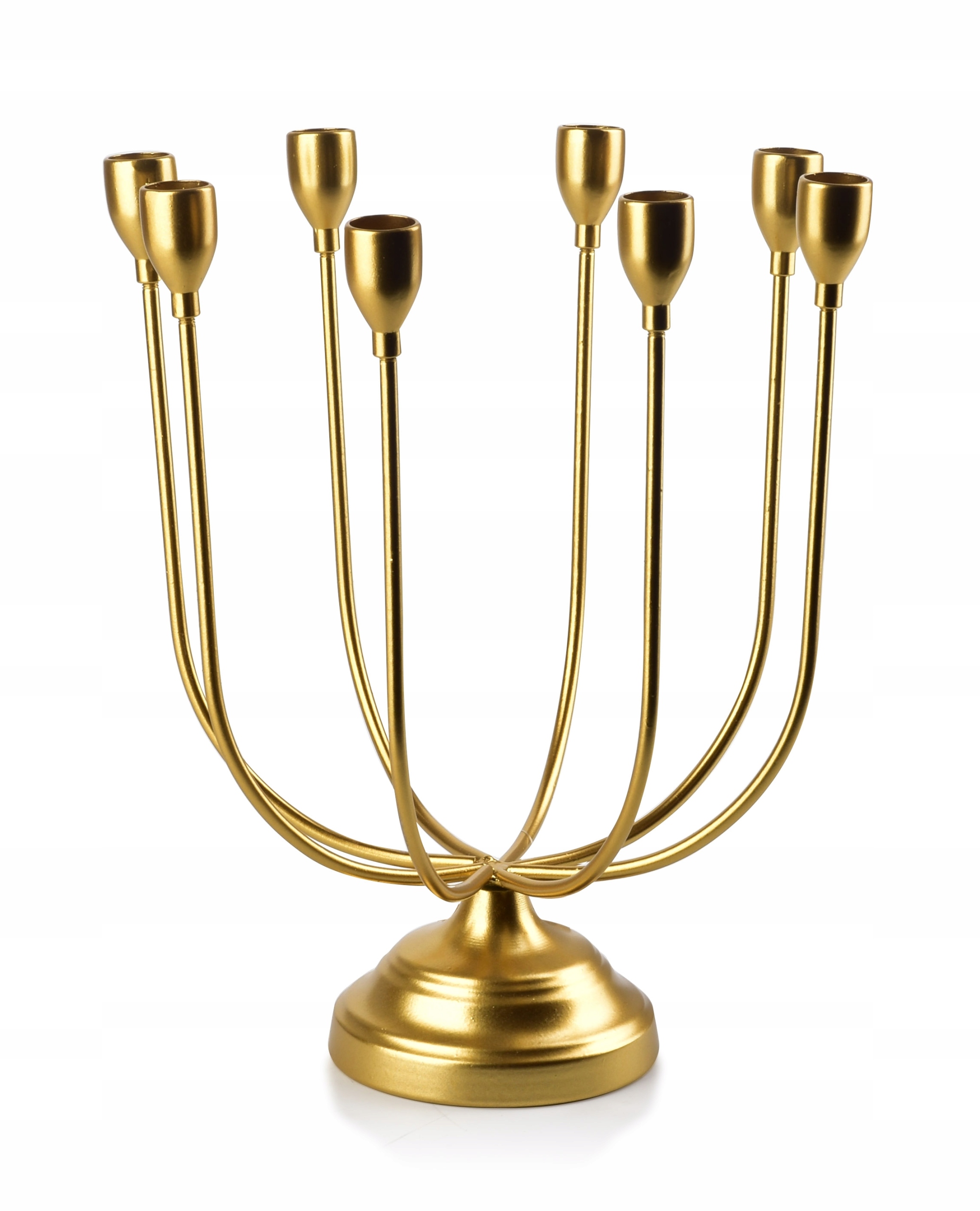 Zlatý svícen 8ramenný kandelábr glamour