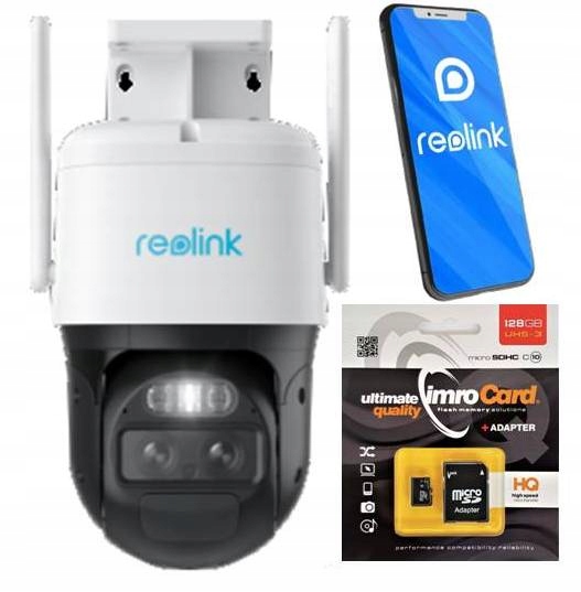Kamera Reolink Trackmix Lte akumulator+KARTA 128GB