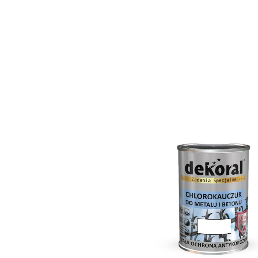 Dekoral Chlorokaučuk na kov a betón Biely 5L