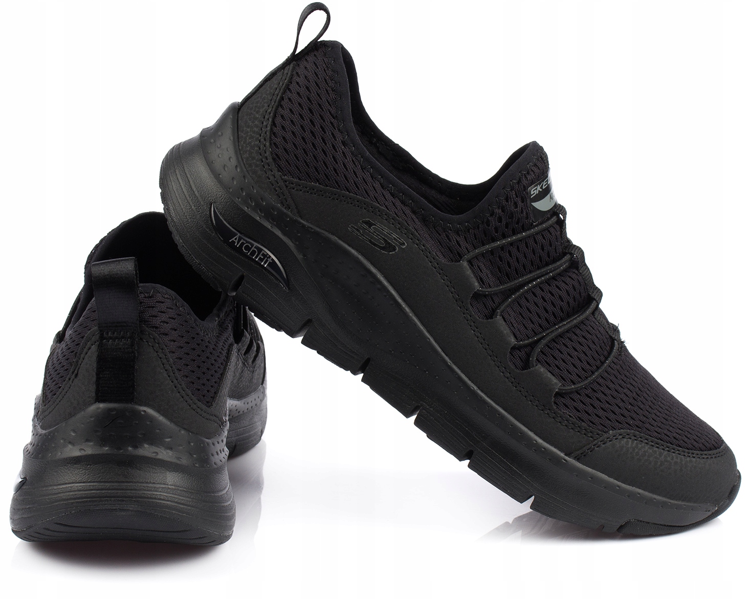 SKECHERS ARCH-FIT LUCKY THOUGHTS DAMSKIE CZARNE BUTY SPORTOWE