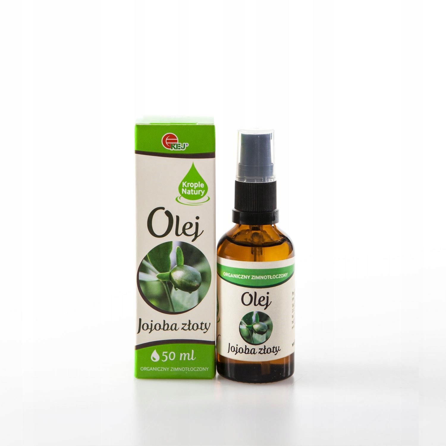 Olejek jojoba - naturalny olej jojoba do włosów 50 ml | nierafinowany BIO Stan opakowania oryginalne