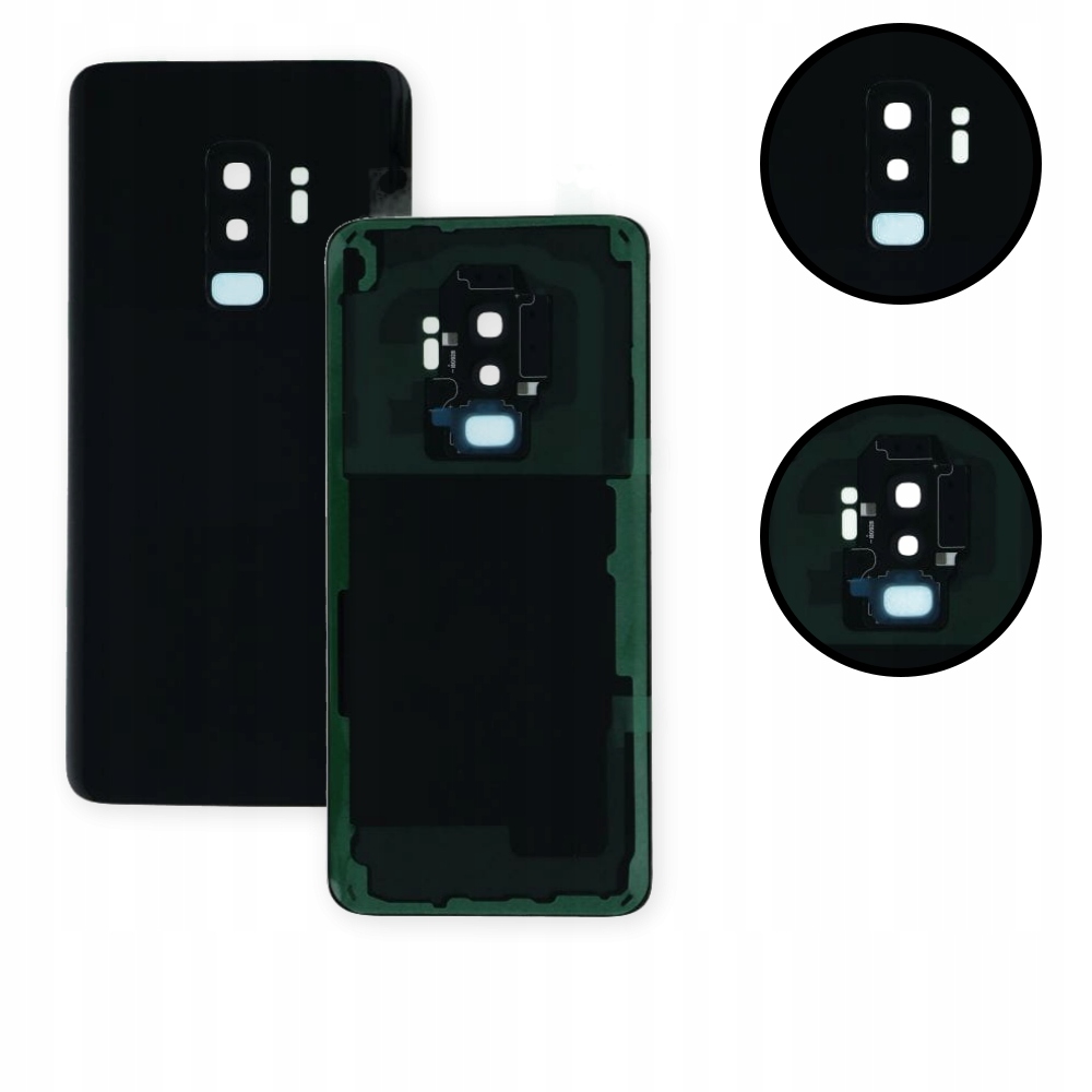 Tylna klapka, tylne szkło do Samsung Galaxy S9 Plus, czarna