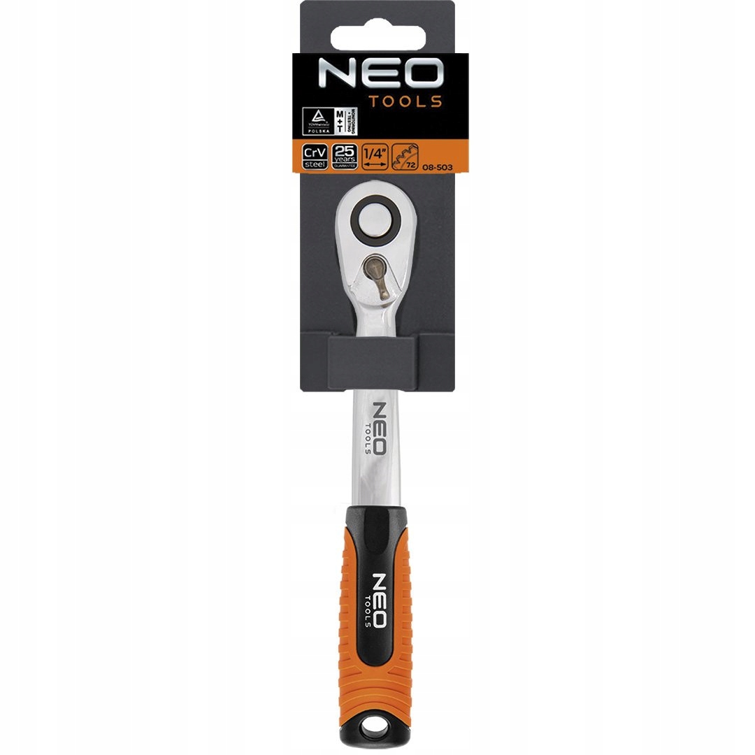 Grzechotka 1/4 145mm 08-503 72 zęby Neo