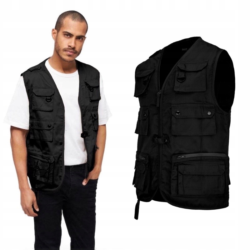 Vesta Brandit Hunting Black 4XL