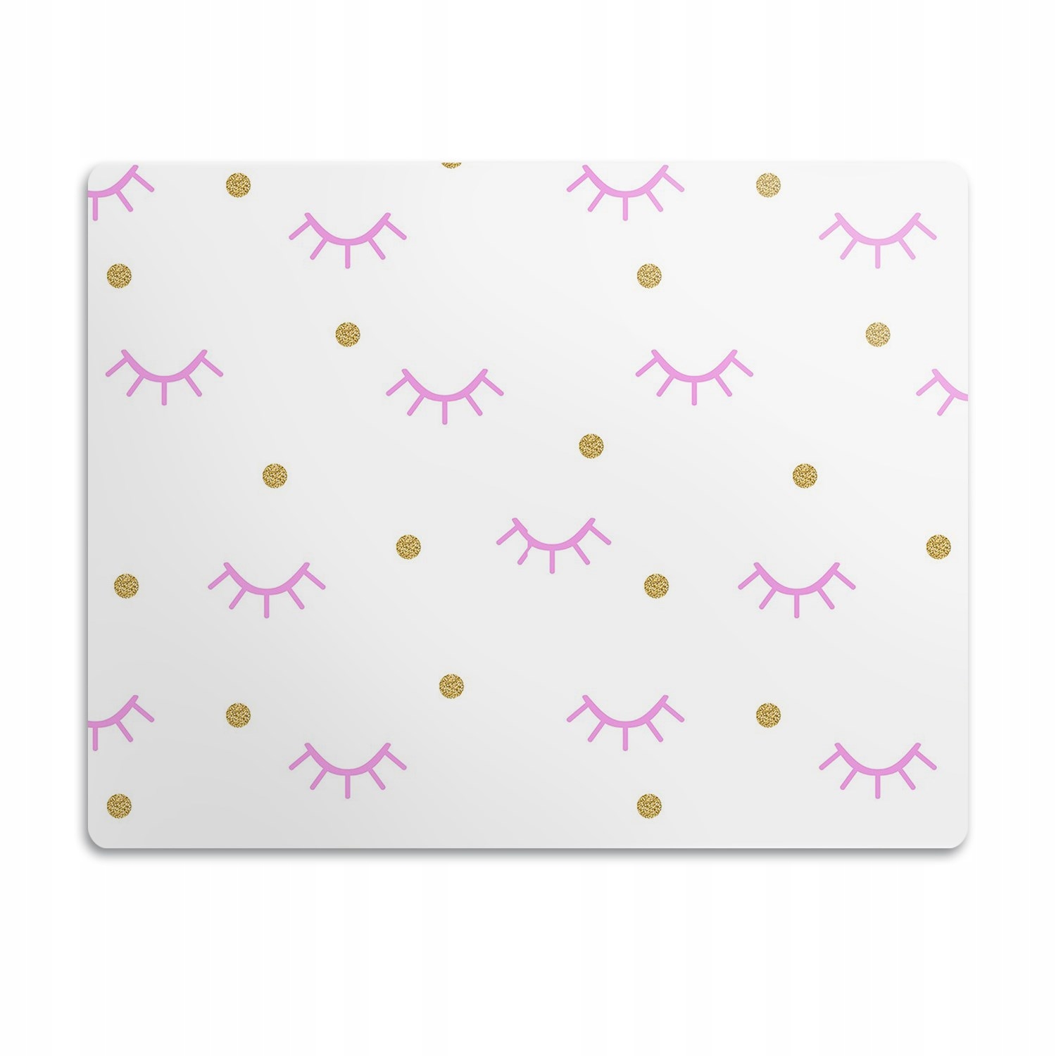 Levně Voděodolná podložka pod misku Řasy a puntíky 60x40 cm