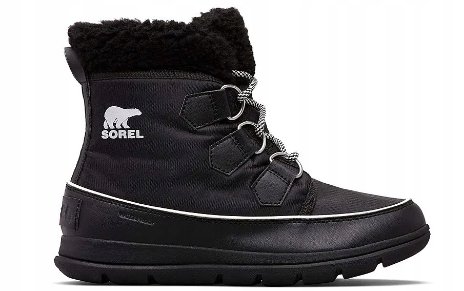 Sorel Dámské Černé Šněrovací Sněhule S Logem 40 6_A