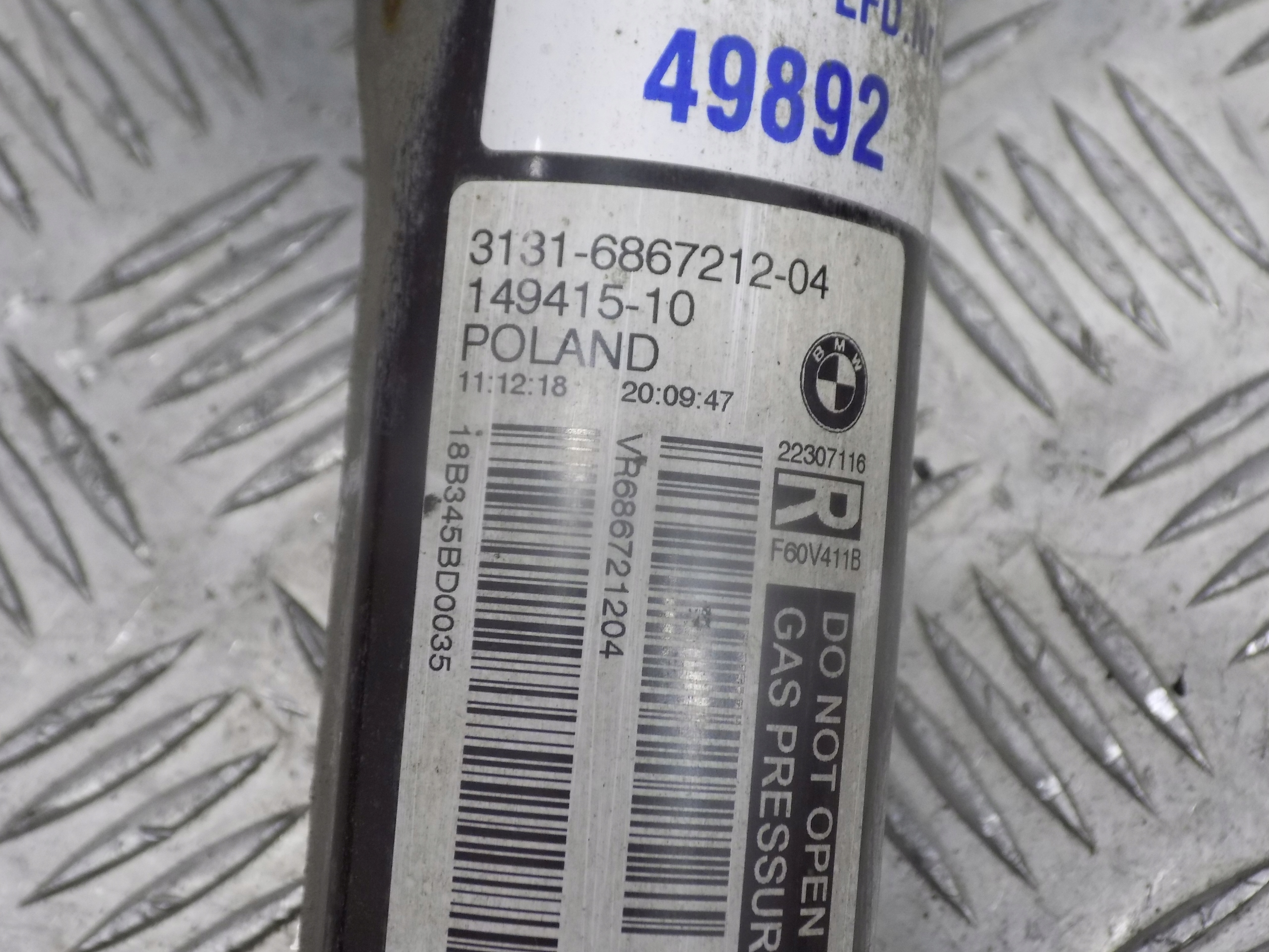 MINI F60 shock absorber front left 6867211