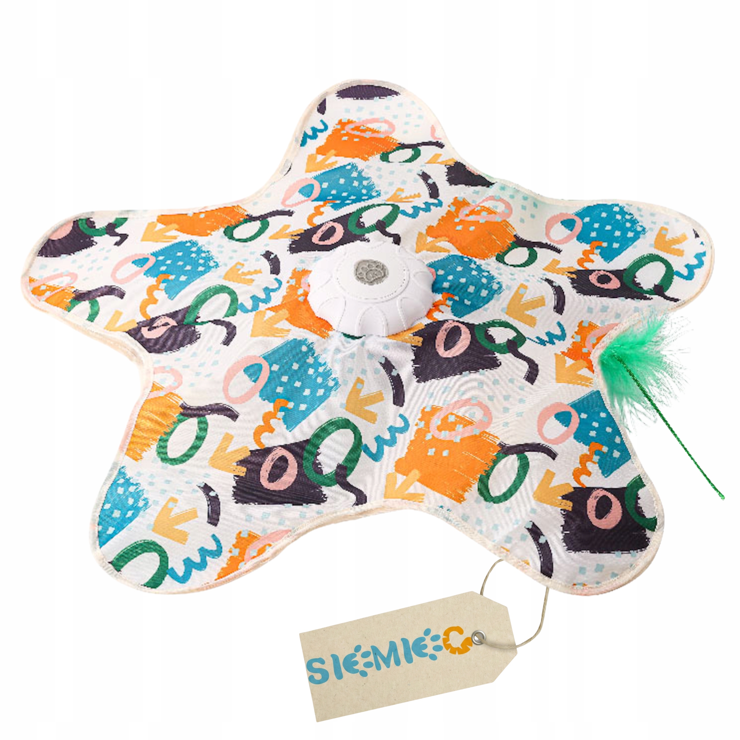 Hračka Pro Kočky Interaktivní Automatická Podložka Pro Samostatnou Hru