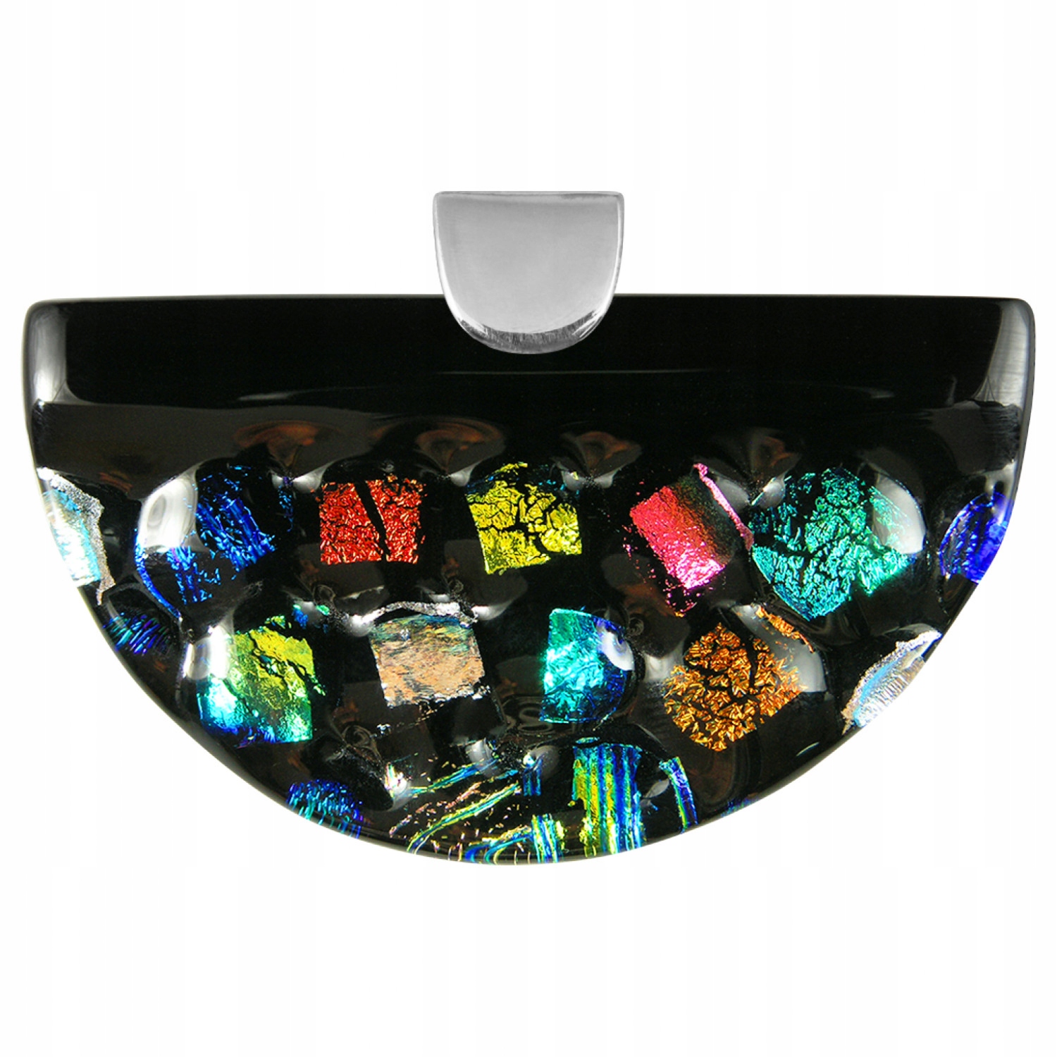 Dámský přívěsek Harfa, vícebarevné sklo murano