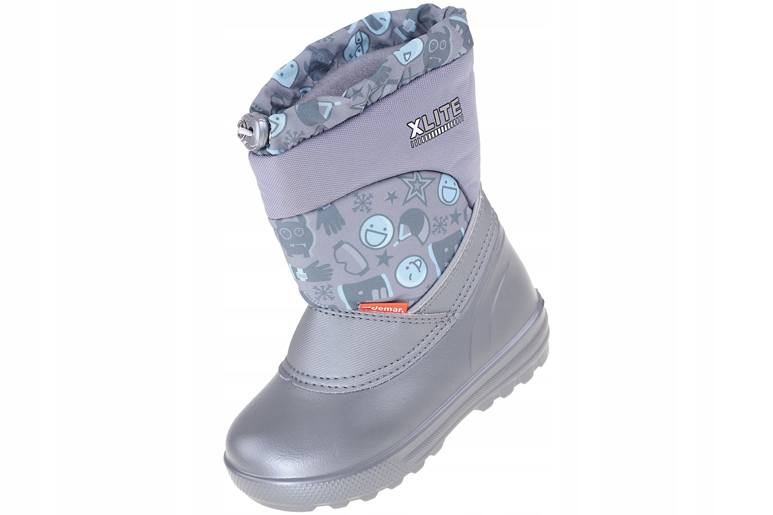 Śniegowce jesienne zimowe kalosze ocieplane odblask Demar ALEX 24 WYPRZEDAŻ