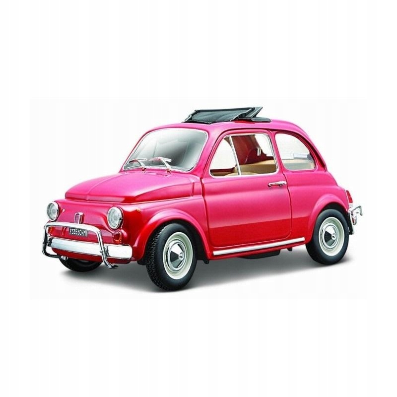 Fiat 500L 1968 Červená 1:24 Bburago