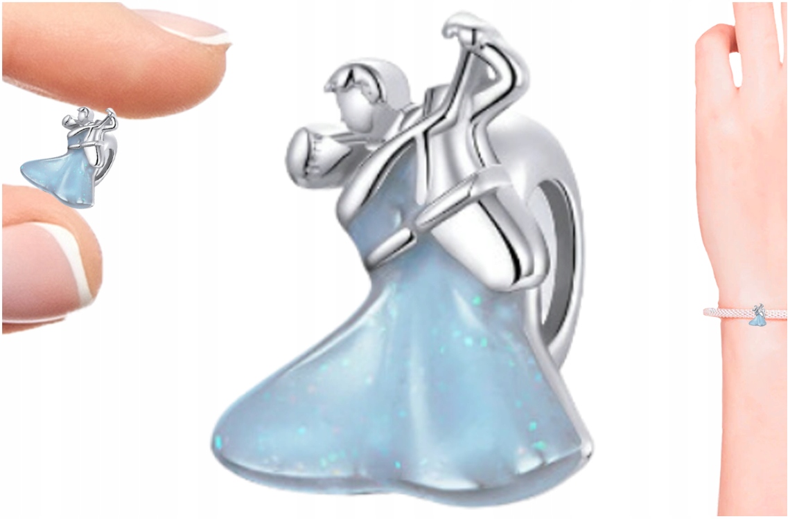 

Charms Tańcząca Para Zawieszka Charms Srebro 925