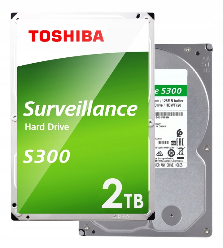 Toshiba Hdd S300 2TB Surveillance disk pro Cctv HDWT720UZSVA