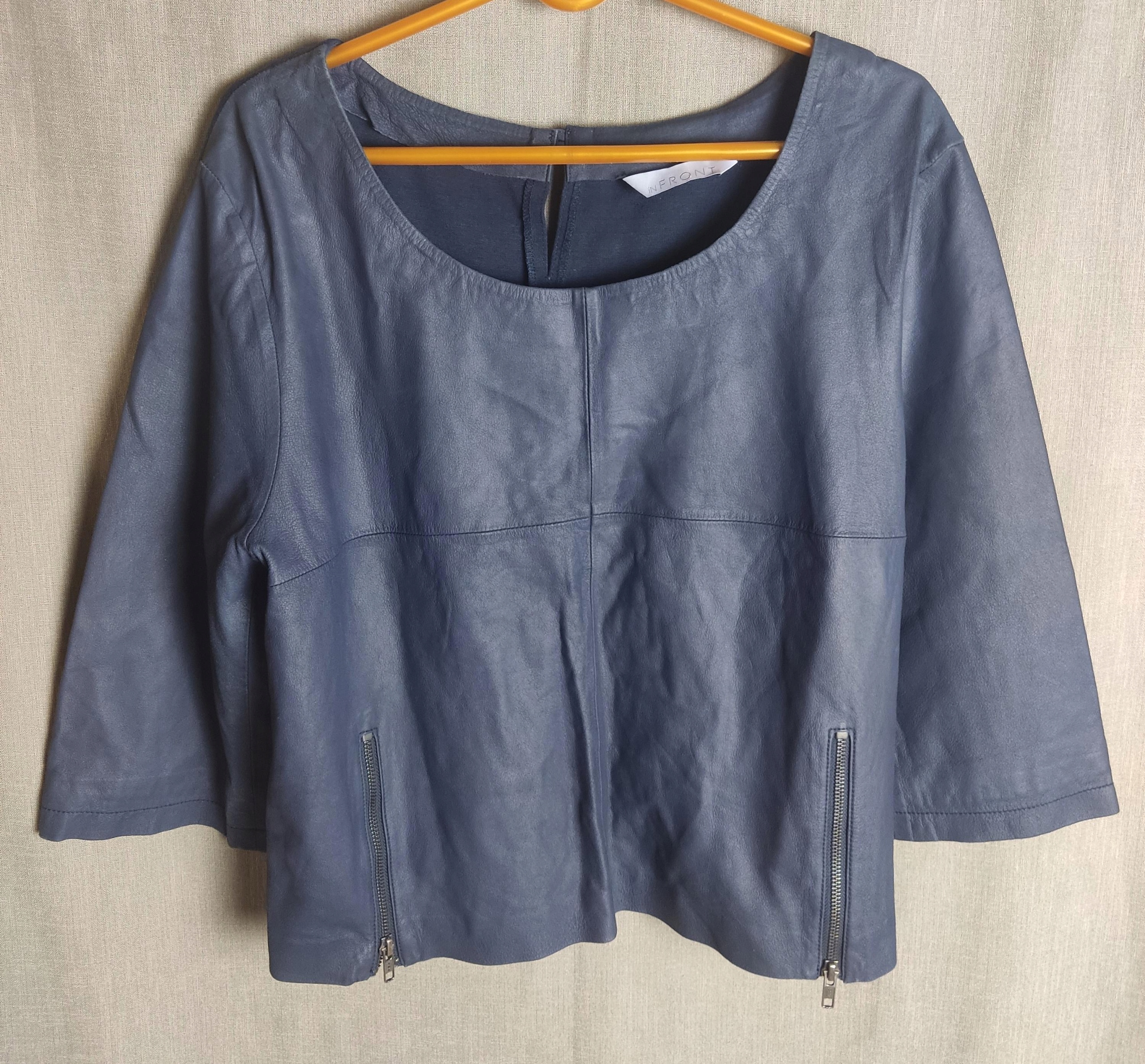 IN FRONT bluzka skóra bdb XL Marka inna