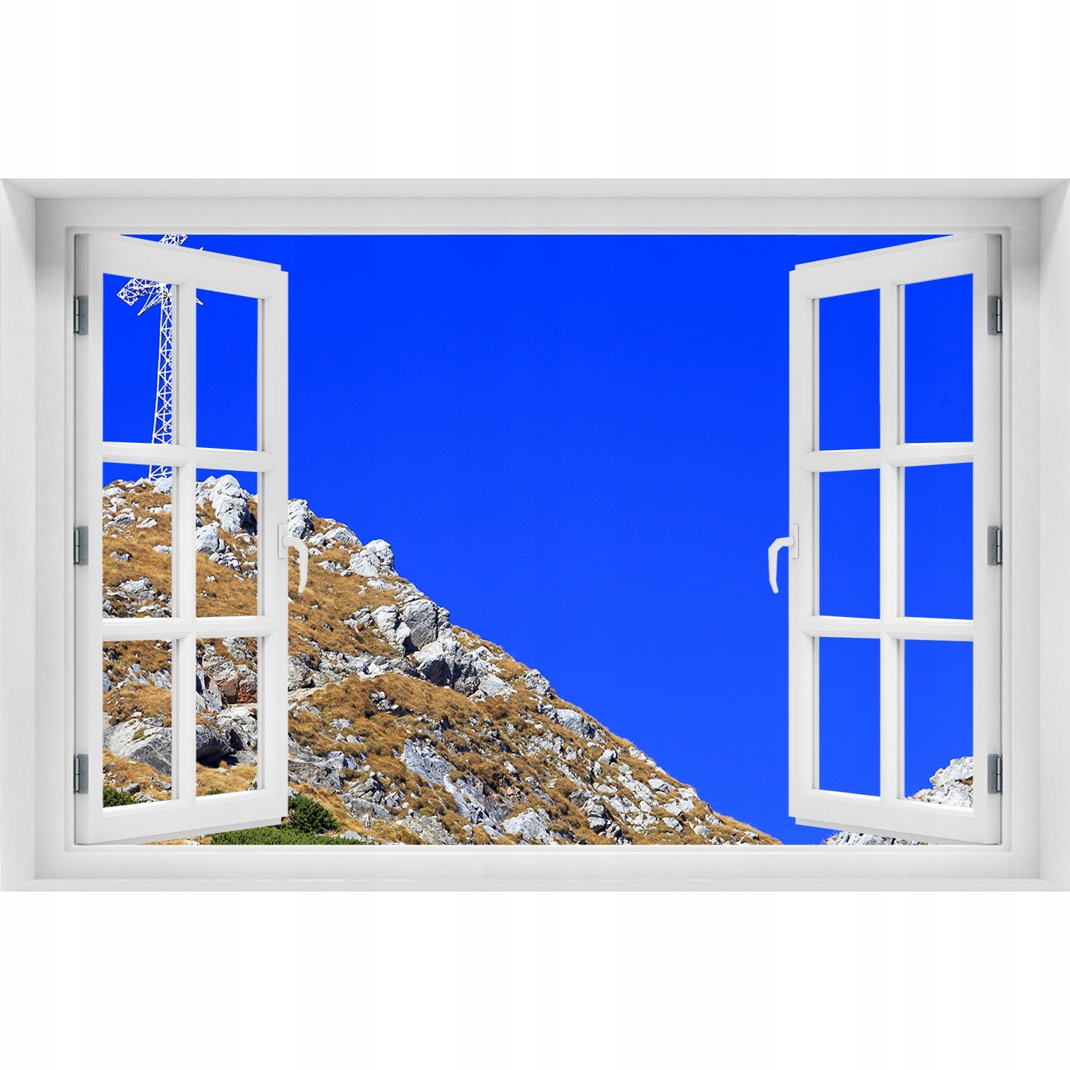 

3D Okno Naklejka na ścianę Giewont Tatry 90x60