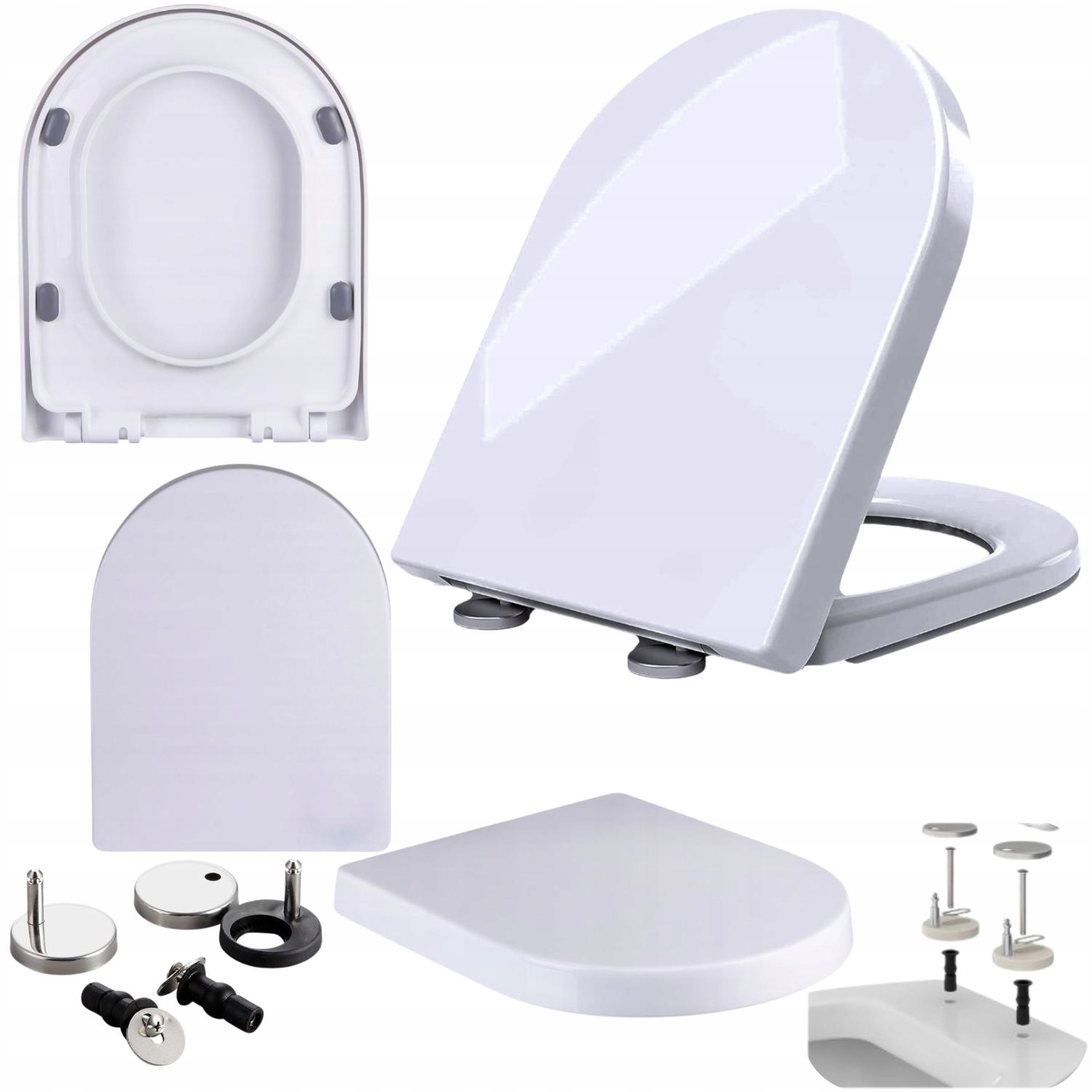 DESKA SEDESOWA KLOZETOWA WOLNOOPADAJĄCA CERSANIT UNIWERSALNA KOŁO ROCA