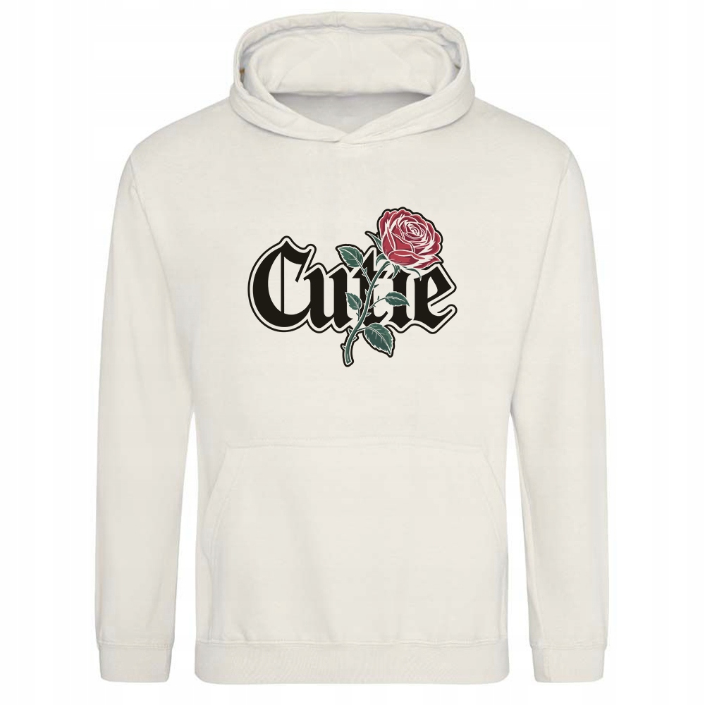 Mikina S Kapucí Vanilková Cutie pro dívku a přítelkyni Dárek Vel S