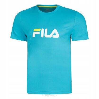 Koszulka tenisowa Fila T-shirt Logo błękitna r.L