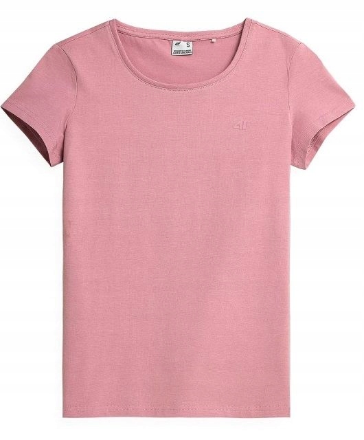 

Koszulka Damska T-shirt 4F NOSH4 TSD350 Jasny Róż