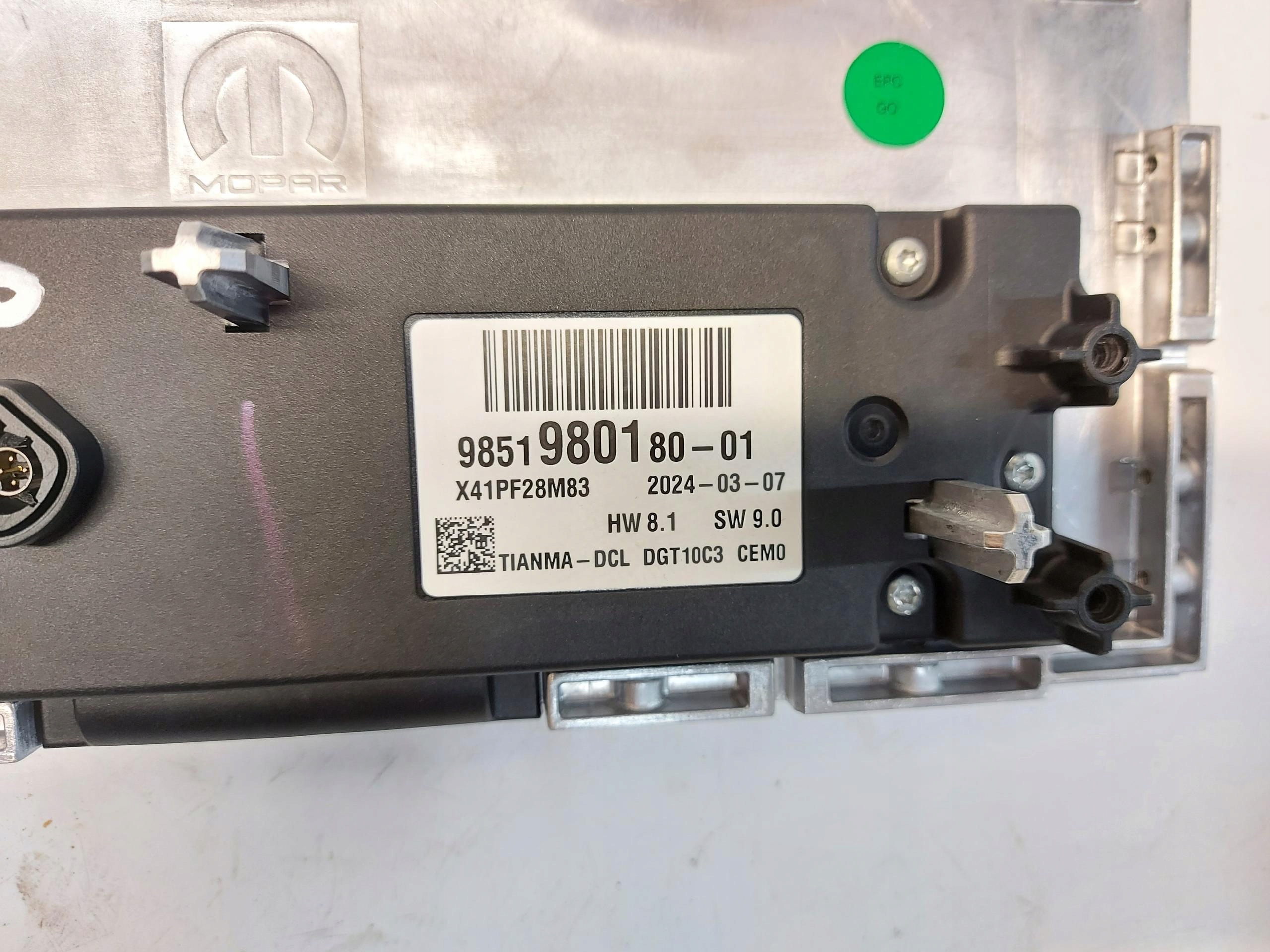 PSA Vivaro Jumpy Expert Proace displej LCD